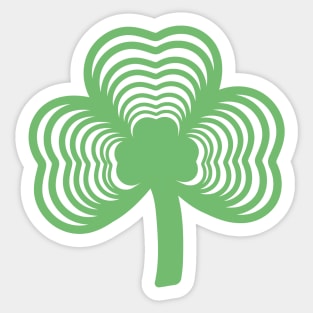 St. Patrick's Day Clover Sticker